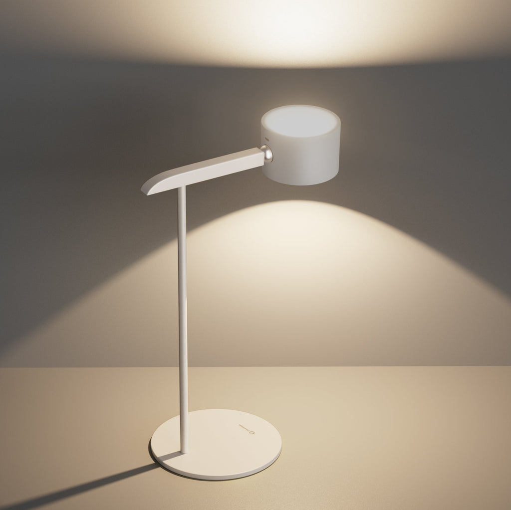 Desk Lamp Stand - White